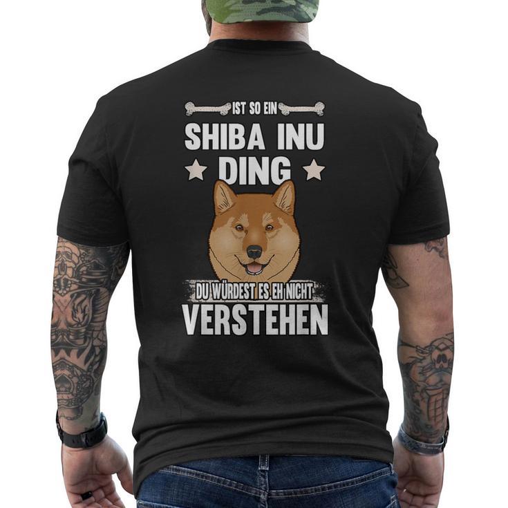 Ist So Ein Shiba Inu Ding T-Shirt mit Rückendruck