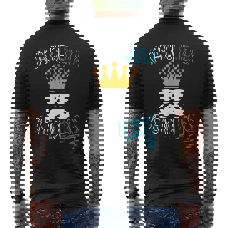 J'fais C'que J'veux C'est Moi Le Boss T-shirt imprimé au dos
