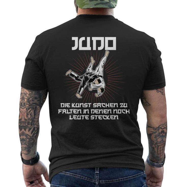 Judo Kunst Sachen Falten In Denen Noch Menschen Stecken Judo T-Shirt mit Rückendruck