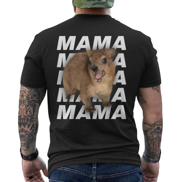 Klippschliefer Hyrax T-Shirt mit Rückendruck