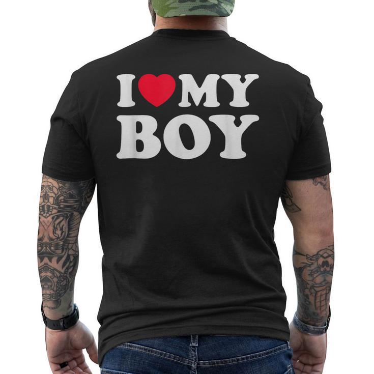 I Love My Son Ich Liebe Meinen Son T-Shirt mit Rückendruck