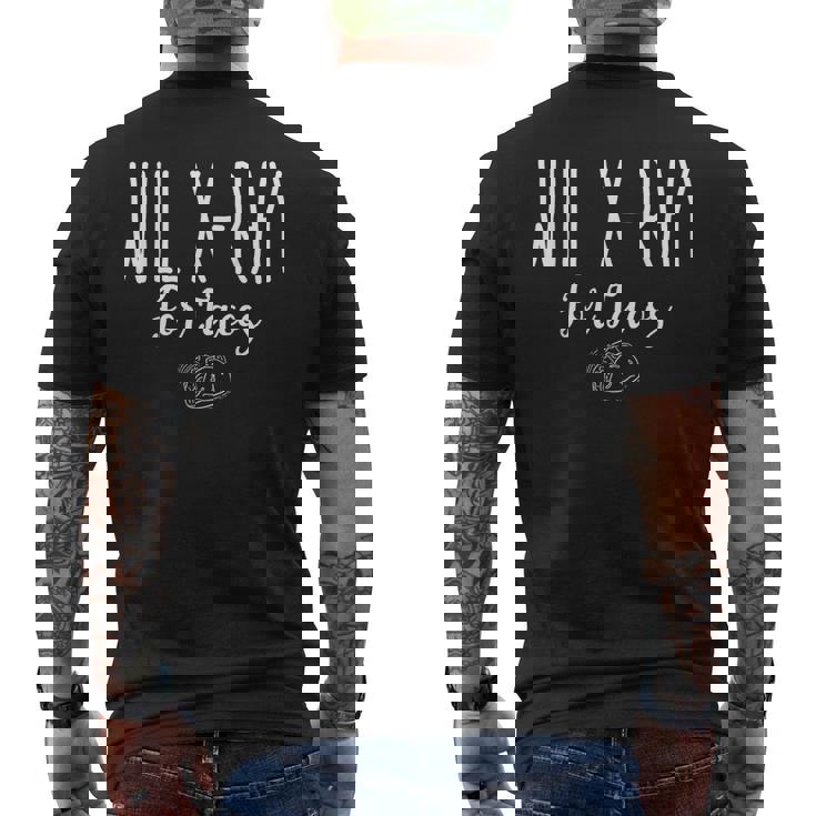 Radiology Tech Student Idea Will X-Ray For Tacos Men's Back Print T-Shirt
