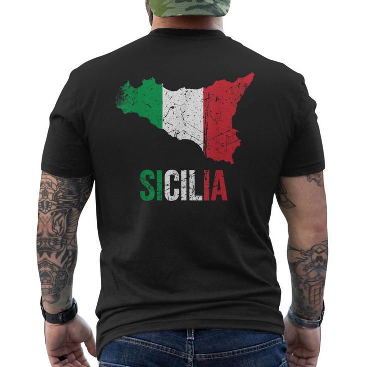 Sicilia Bella Italia Sicily T-Shirt mit Rückendruck