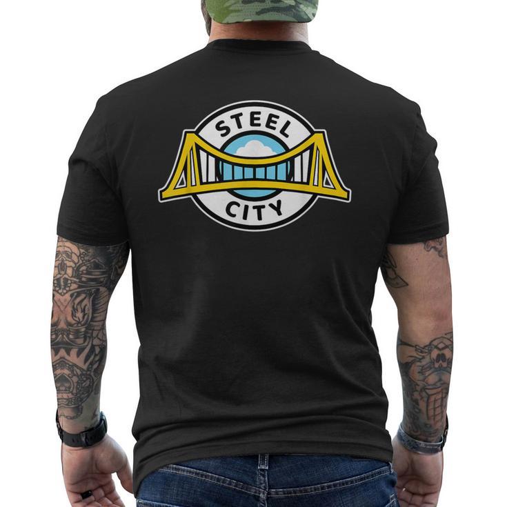 Sl City Pittsburgh Logo Der Stadt Der Brücken T-Shirt mit Rückendruck