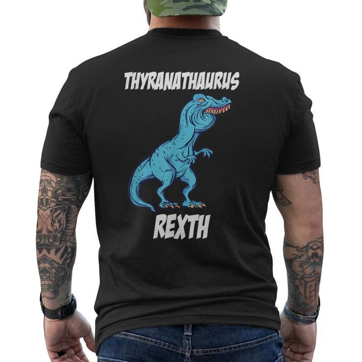 T-Rex Überbiss Meme T-Rex Party T-Shirt mit Rückendruck