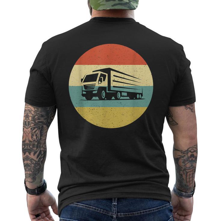 Trucksintage Retro Idea For Men T-Shirt mit Rückendruck