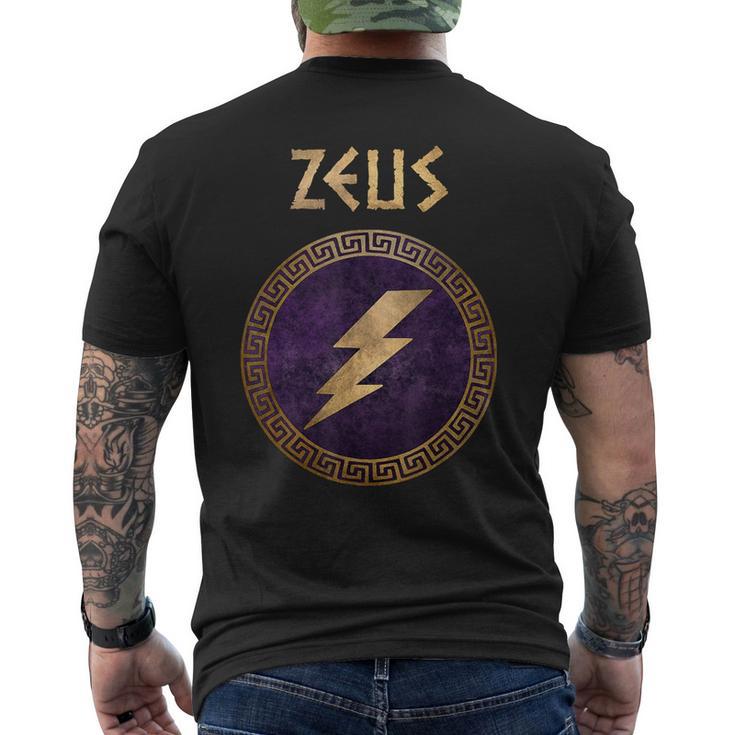 Zeus Ancient Greek God T-Shirt mit Rückendruck