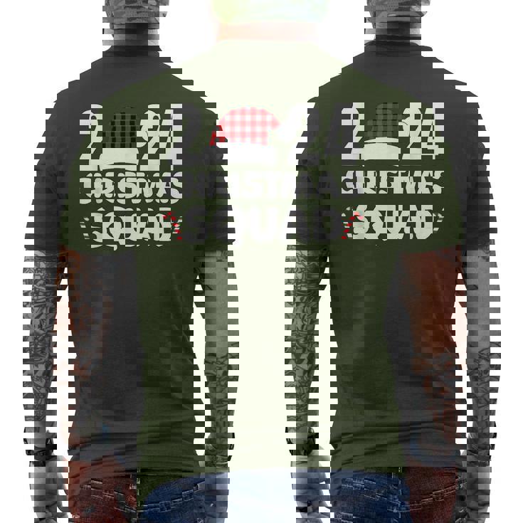 Christmas Squad 2024 Family Group Matching Christmas Xmas Men's T-shirt Back Print