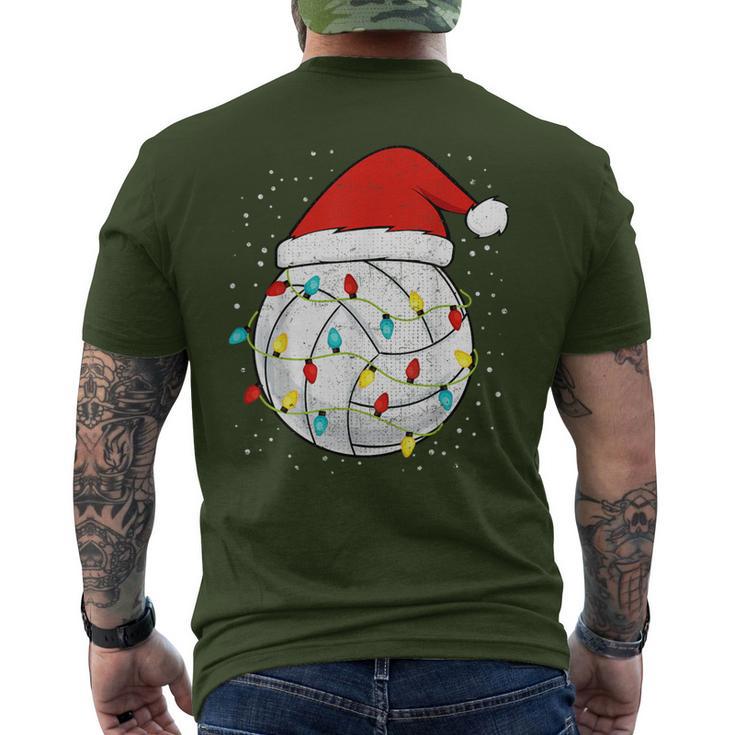 Christmasolleyball Christmas Hat T-Shirt mit Rückendruck