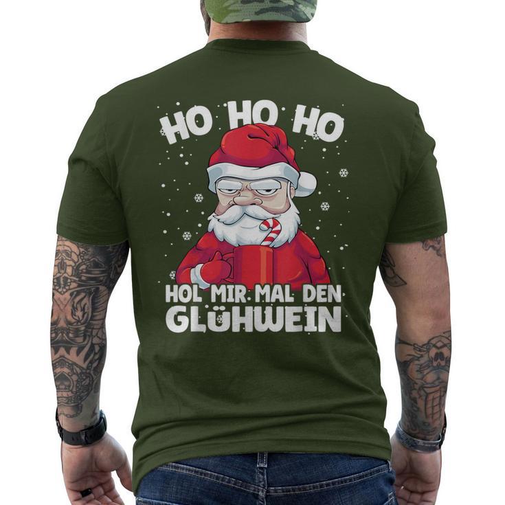 Hol Mir Mal Den Glühwein Annoyed Santa T-Shirt mit Rückendruck