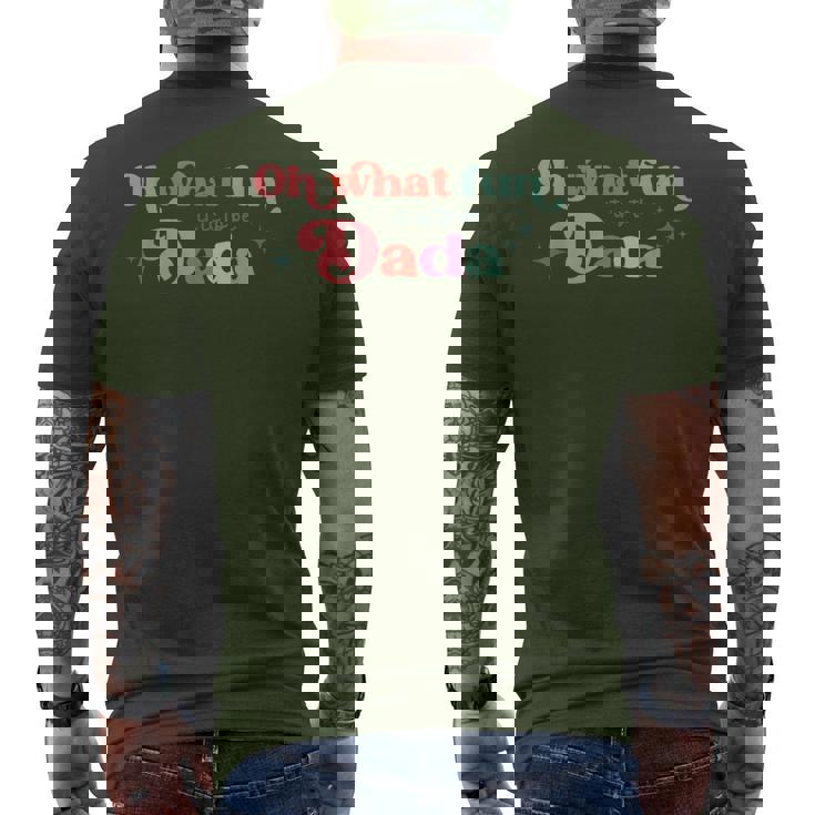 Oh What Fun It Is To Be Dada Christmas Family Matching Xmas Men's T-shirt Back Print