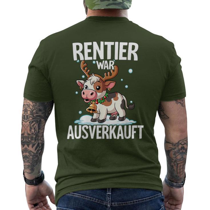 Reindeer War Ausverkauft Christmas T-Shirt mit Rückendruck