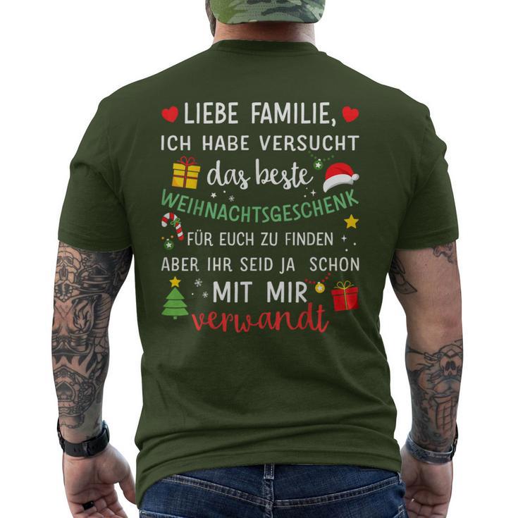 Versucht Beste Für Familie Christmas T-Shirt mit Rückendruck