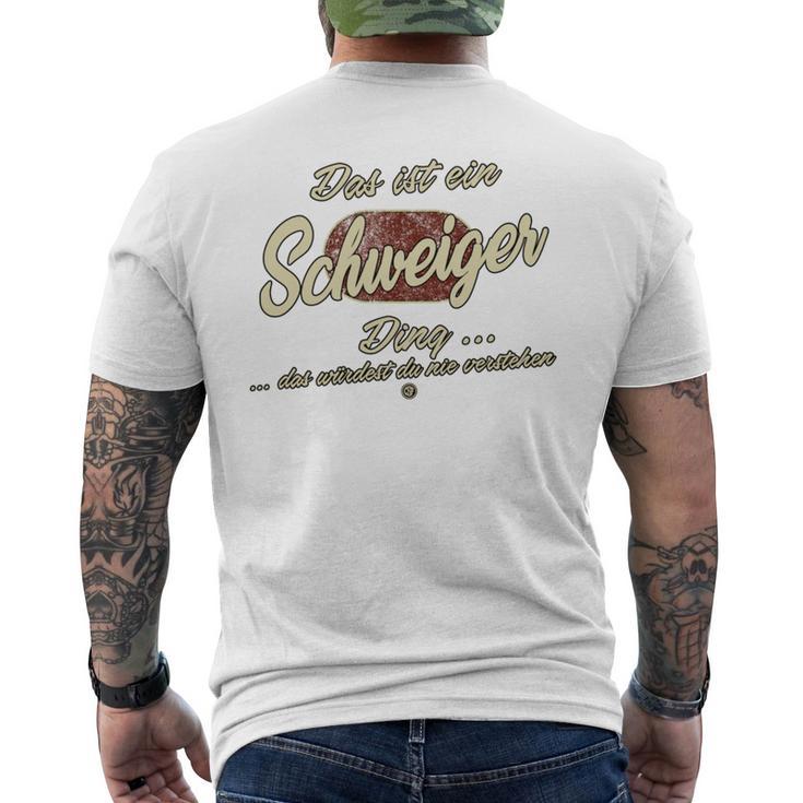 Das Ist Ein Schweiger Ding Family Sweiger T-Shirt mit Rückendruck