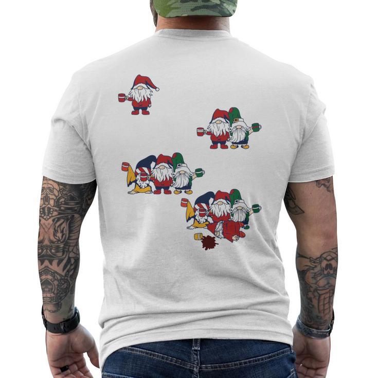 Ein Glühwein Swei Glühwein Wichtel Christmas Long-Sleeved T-Shirt mit Rückendruck