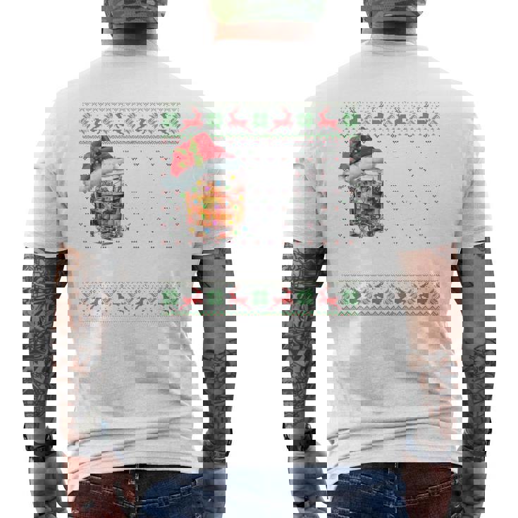 I'm Full Of Holiday Spirit It’S Called Bourbon Ugly Sweater Men's T-shirt Back Print