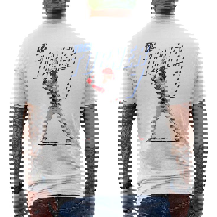 Trea Turner Philadelphia Baseball Players Mlbtur3001 Men's T-shirt Back Print