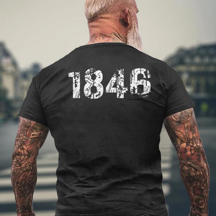 1846 Fan T-Shirt mit Rückendruck Geschenke für alte Männer