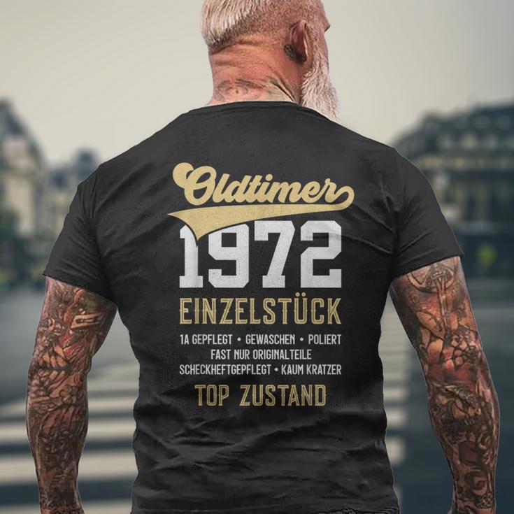 51 Jahre Oldtimer 1972Intage 51St Birthday T-Shirt mit Rückendruck Geschenke für alte Männer