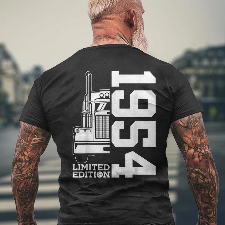 70 Jahre Trucker 1954 Lkw Fahrer 70 Geburtstag T-Shirt mit Rückendruck Geschenke für alte Männer