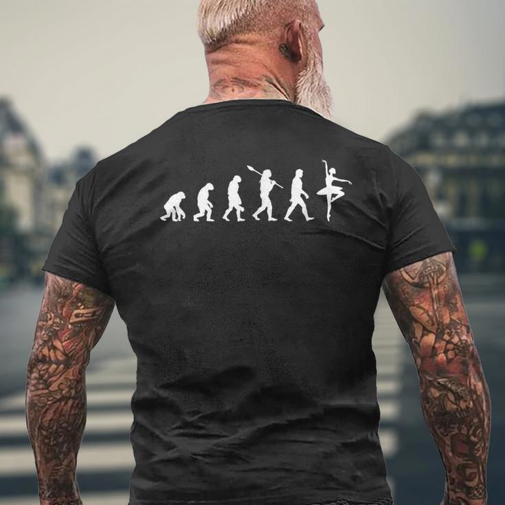 Ballett Tanz Evolution Ballerina Lustiges Geschenk T-Shirt mit Rückendruck Geschenke für alte Männer