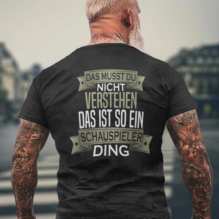 Beruf Ist So Ein Ding Schausteller T-Shirt mit Rückendruck Geschenke für alte Männer