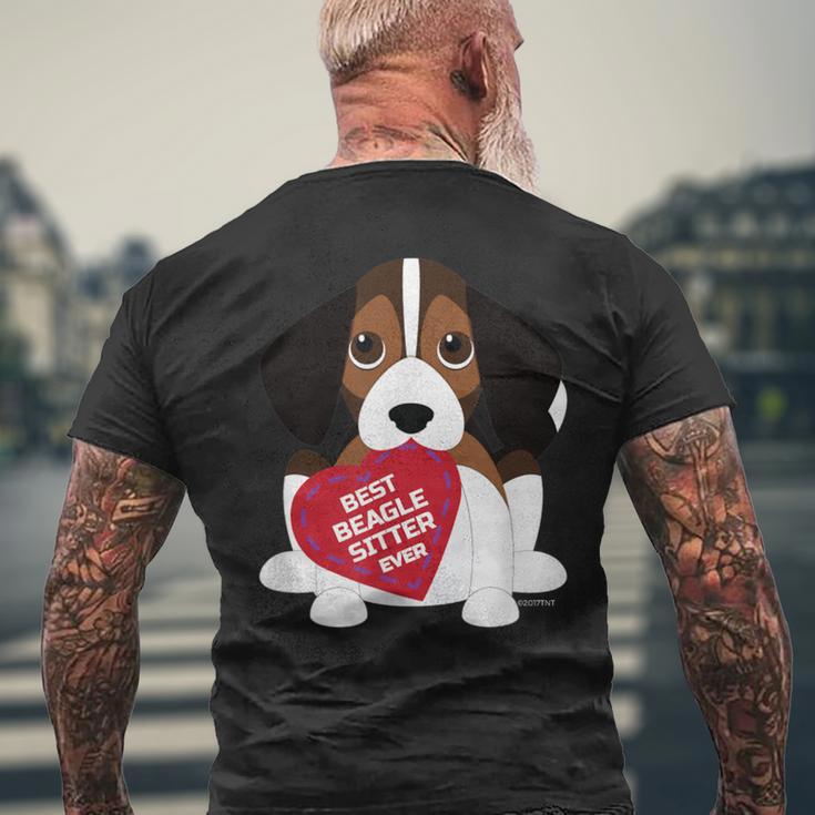 Best Beagle Dog Sitter Ever Beagle Dog Sitter T-Shirt mit Rückendruck Geschenke für alte Männer