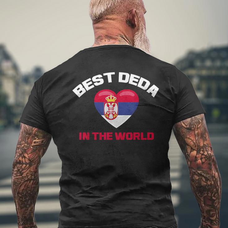 Bester Deda Der Welt S T-Shirt mit Rückendruck Geschenke für alte Männer