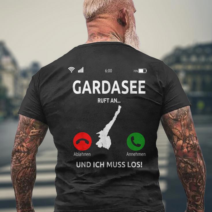 Call An Lago Di Garda T-Shirt mit Rückendruck Geschenke für alte Männer