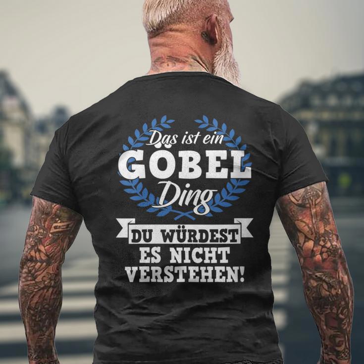 Damen Das Ist Ein Göbel Ding Du Würdest Es Nichterstehen Mit-Ausschnitt T-Shirt mit Rückendruck Geschenke für alte Männer