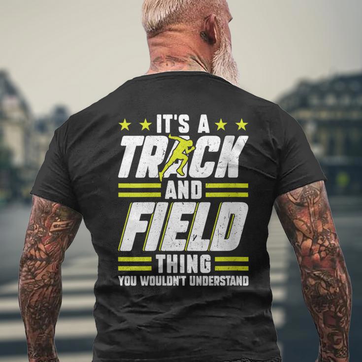 Damen Das Ist Ein Leichtathletik Ding Mit-Ausschnitt T-Shirt mit Rückendruck Geschenke für alte Männer