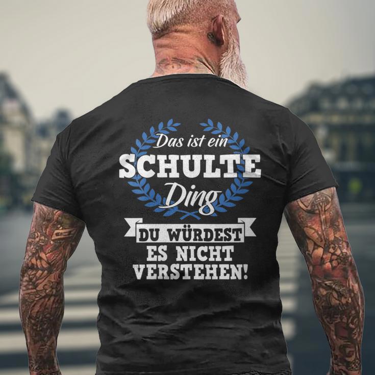 Damen Das Ist Ein Schulte Ding Du Würdest Es Nichterstehen Mit-Ausschnitt T-Shirt mit Rückendruck Geschenke für alte Männer