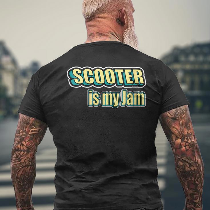 Damen Scooter Rider Scooter Ist Mein Ding Mit-Ausschnitt T-Shirt mit Rückendruck Geschenke für alte Männer