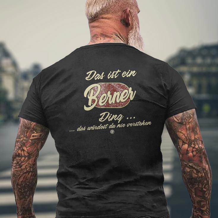 Das Ist Ein Berner Ding Lustiges Familie Berner T-Shirt mit Rückendruck Geschenke für alte Männer