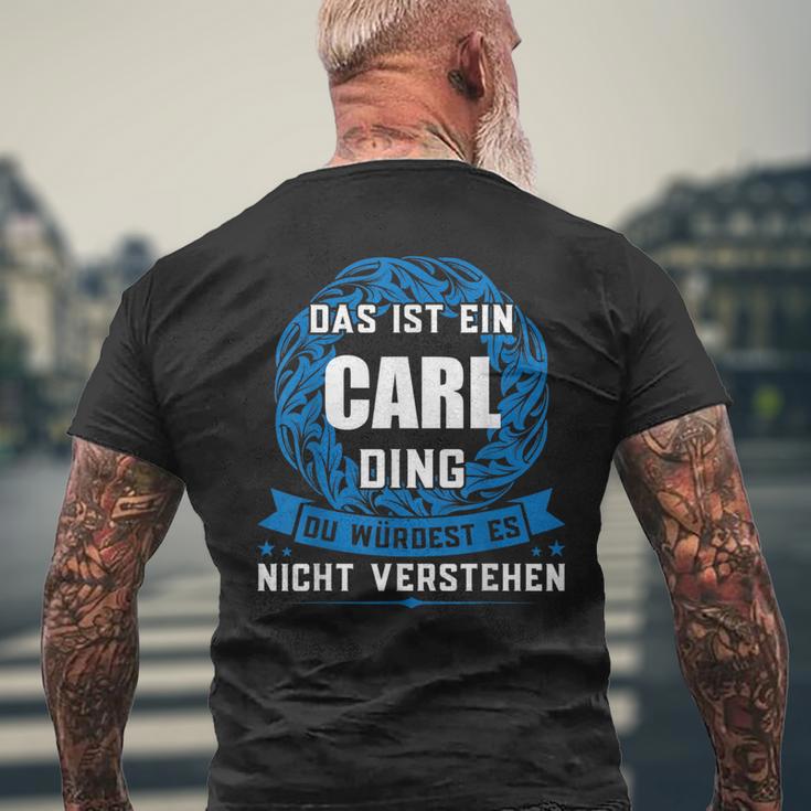 Das Ist Ein Carl Dingorname T-Shirt mit Rückendruck Geschenke für alte Männer