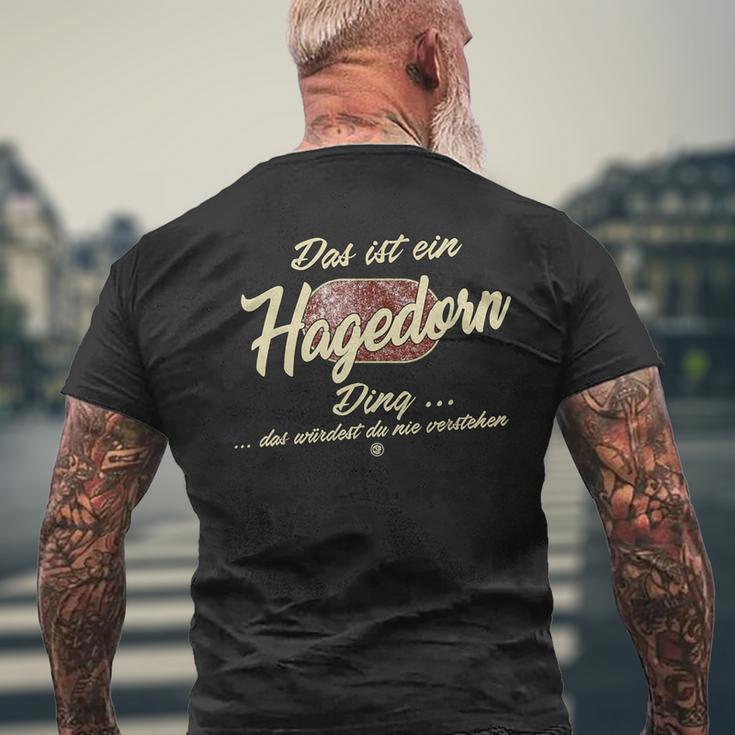 Das Ist Ein Hagedorn Ding Das Ist Ein Hagedorn Ding T-Shirt mit Rückendruck Geschenke für alte Männer