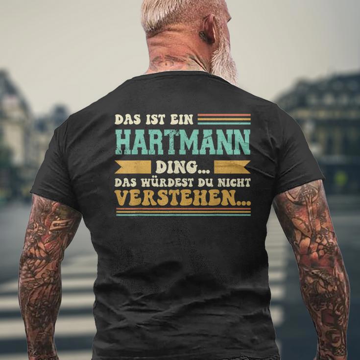 Das Ist Ein Hartmann Ding Das Ist Ein Hartmann Ding T-Shirt mit Rückendruck Geschenke für alte Männer