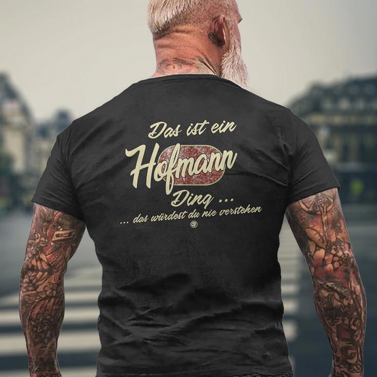 'Das Ist Ein Hofmann Ding' Family T-Shirt mit Rückendruck Geschenke für alte Männer