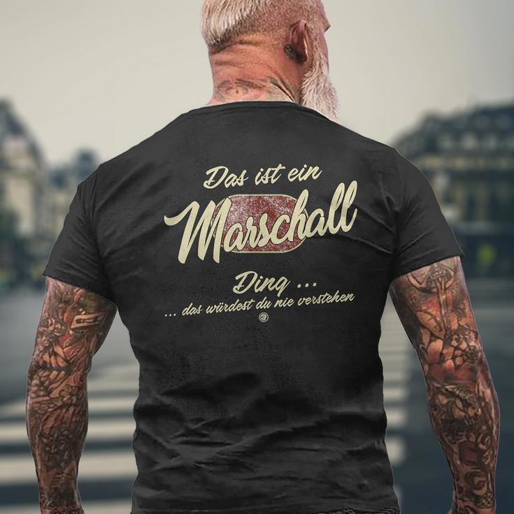 Das Ist Ein Marschall Ding Family Marschall S T-Shirt mit Rückendruck Geschenke für alte Männer