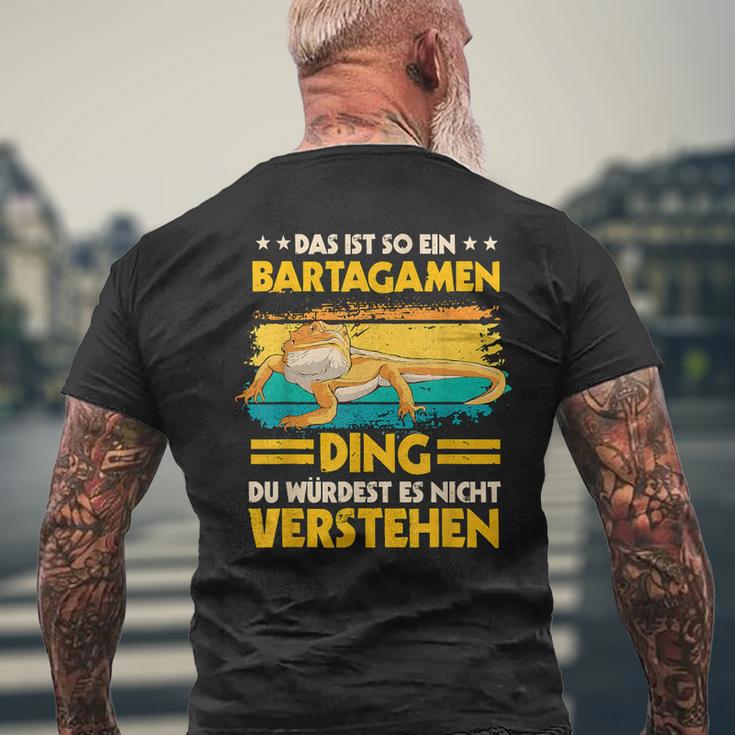 Das Ist So Ein Bartagamen Ding Reptil Sachen Bartagame T-Shirt mit Rückendruck Geschenke für alte Männer