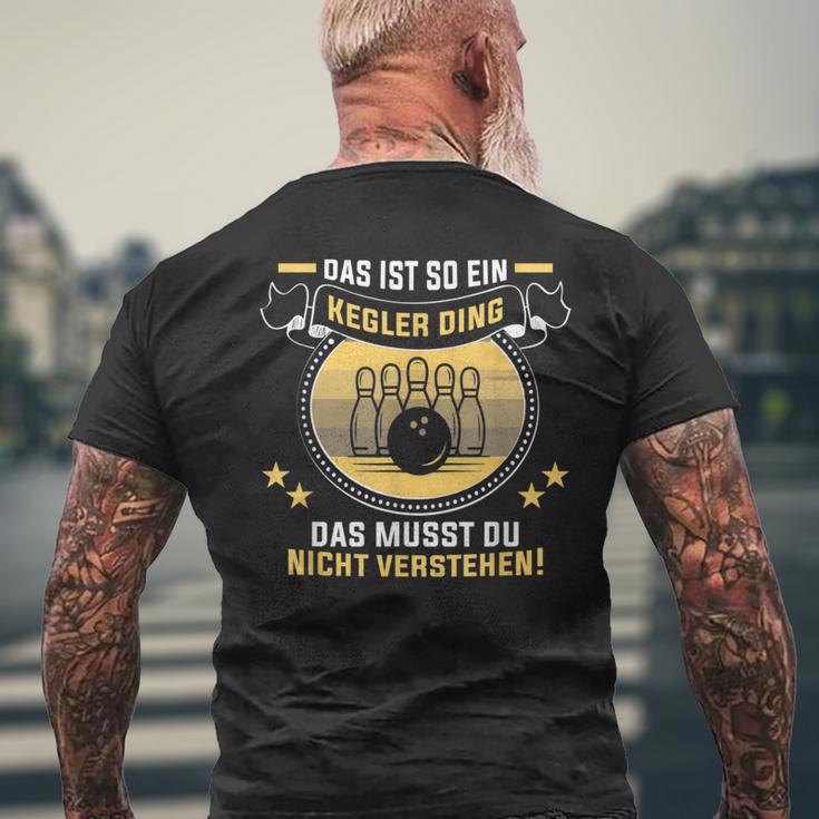 Das Ist So Ein Kegler Ding Kegelverein Kegler T-Shirt mit Rückendruck Geschenke für alte Männer