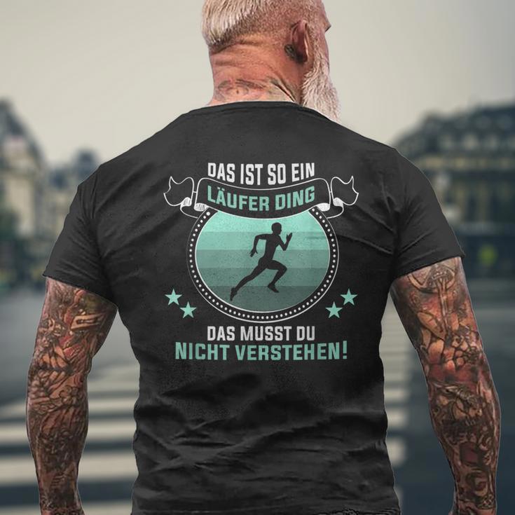 Das Ist So Ein Läufer Ding Jogging Runner T-Shirt mit Rückendruck Geschenke für alte Männer