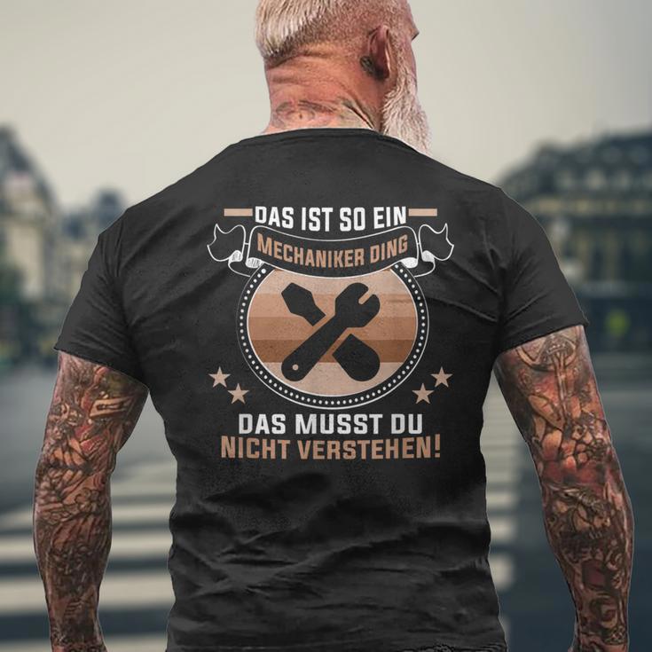 Das Ist So Ein Mechaniker Ding Tuner Car Mechanic T-Shirt mit Rückendruck Geschenke für alte Männer