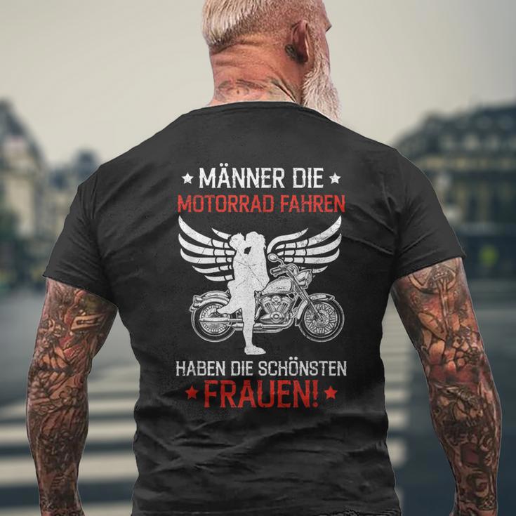 Die Motorcycle Fahren The Motorcycle Driving Motorcycle T-Shirt mit Rückendruck Geschenke für alte Männer