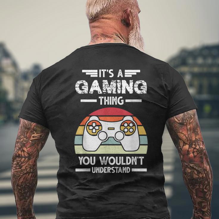 Es Ist Ein Gaming-Ding-Spiel T-Shirt mit Rückendruck Geschenke für alte Männer