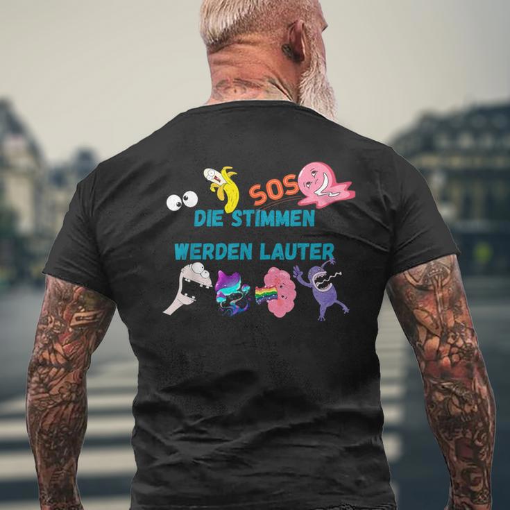 Die Stimmen Werden Lauter T-Shirt mit Rückendruck Geschenke für alte Männer