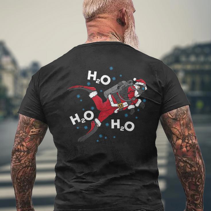 Diving H2o H2o H2o H2o Word Game T-Shirt mit Rückendruck Geschenke für alte Männer