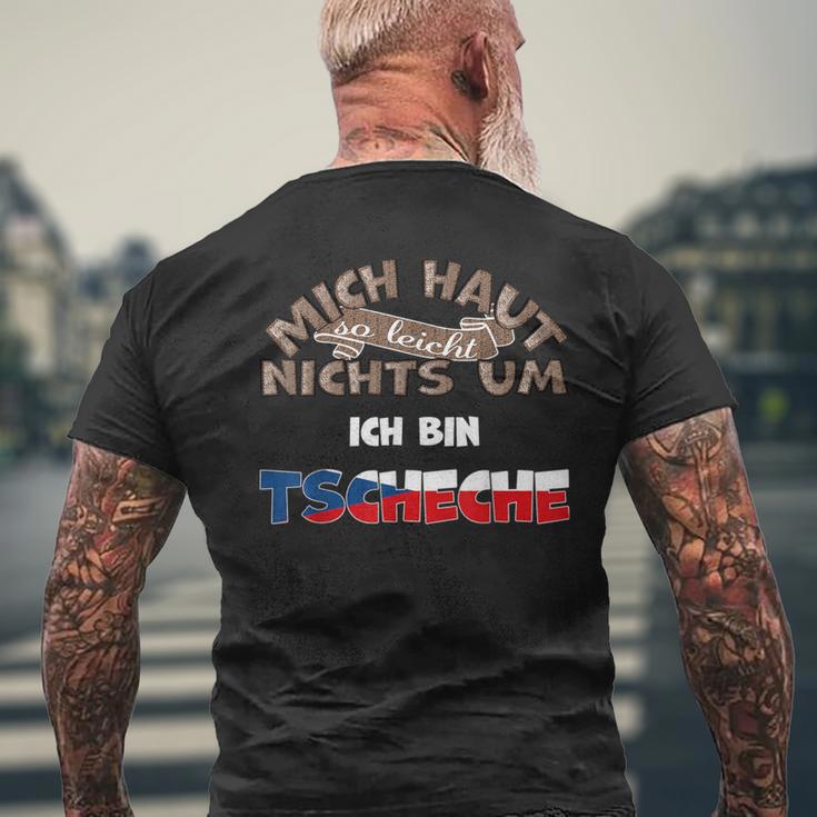 With Saying Mich Haut Nichts Um Ich Bin Czeche T-Shirt mit Rückendruck Geschenke für alte Männer