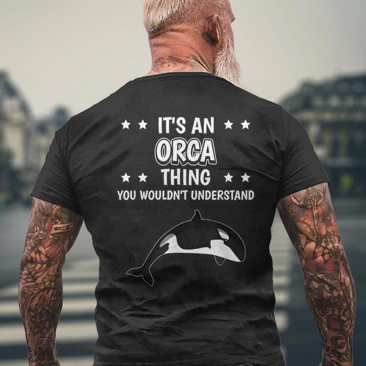 With Slogan Ist So Ein Orca Ding T-Shirt mit Rückendruck Geschenke für alte Männer