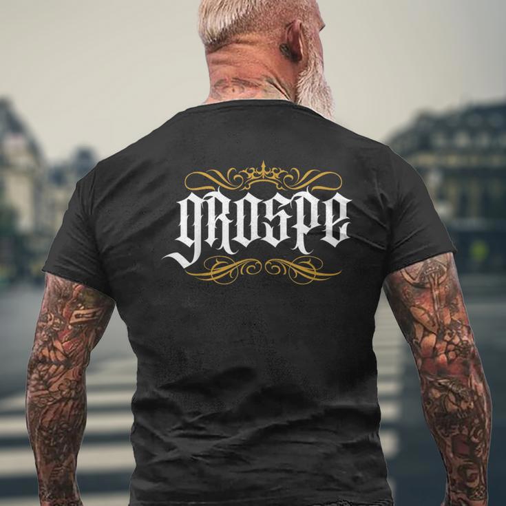 Grospe Filipino Surname Philippines Tagalog Family T-Shirt mit Rückendruck Geschenke für alte Männer